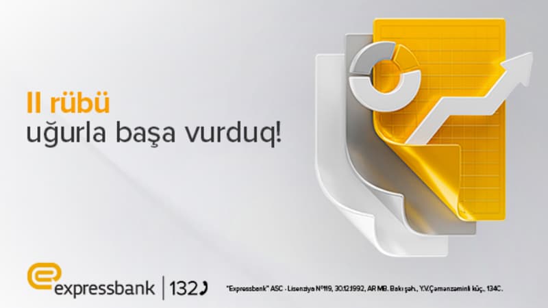 Expressbankın faiz gəlirləri 28% artıb