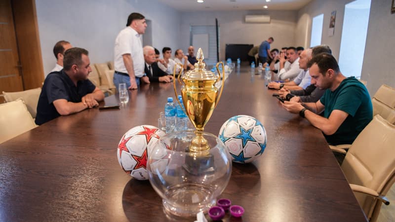 Şamaxıda keçiriləcək "Milli Mətbuat-150" minifutbol turnirinin Mətbuat Şurasında təqdimatı baş tutdu (FOTO)
