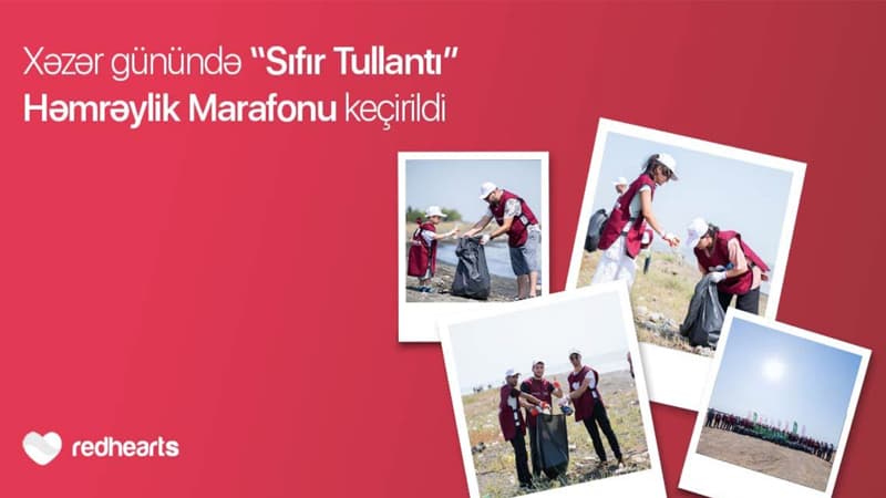"Sıfır Tullantı" Həmrəylik Marafonu davam edir: Xəzər Günündə 768 kq tullantı toplanıldı