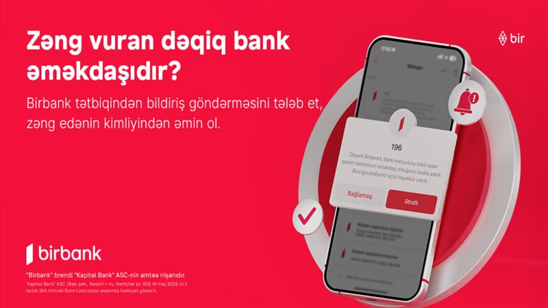 Kapital Bank-dan kiberdələduzluqla mübarizədə növbəti addım: zəng edənin bank əməkdaşı olub-olmadığını yoxlaya bilərsiniz