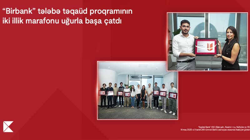 "Birbank" tələbə təqaüd proqramının iki illik marafonu uğurla başa çatdı