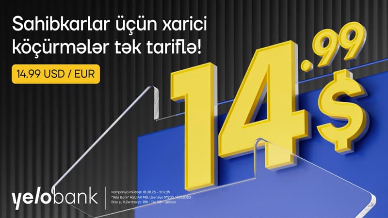 Yelo Bank-dan yeni biznes müştərilərinə dəstək kampaniyası