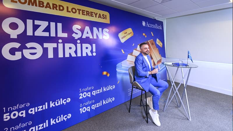 AccessBank "Qızıl Şans" lotereyasının ilk tirajının qaliblərini elan etdi