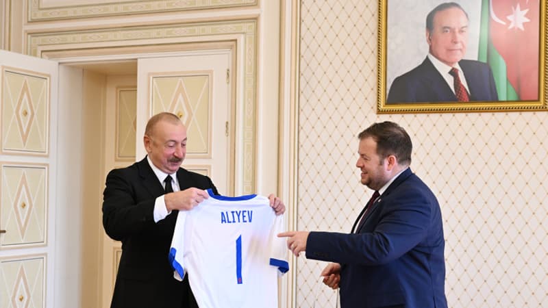 Prezident Stiven Doutini qəbul etdi (FOTO)