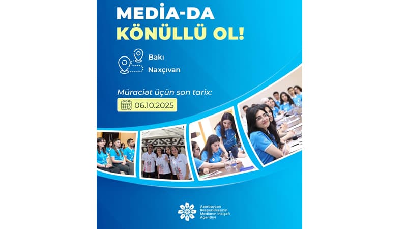 "MEDİA könüllüləri" proqramına qeydiyyat elan edildi