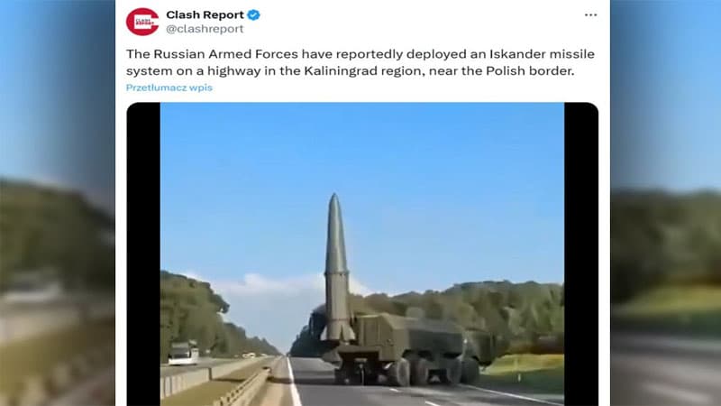 "İskəndər"lər Polşa sərhədində: General panikayla bağlı suala cavab verdi