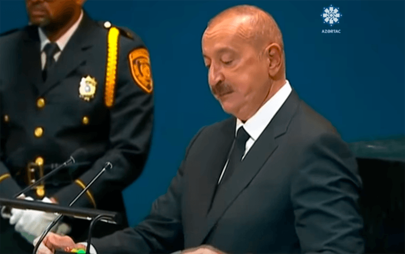 İlham Əliyev: Xəzər dənizi sürətlə kiçilir və əsas səbəb iqlim dəyişmələri deyil