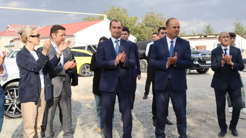 Mərzəndiyyə kəndində içməli su layihəsi həyata keçirildi (FOTO)