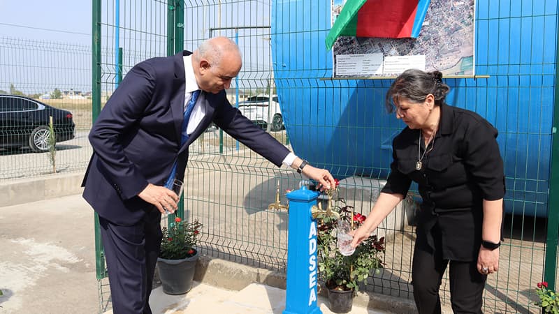 ADSEA Güloğlu sakinlərini içməli su ilə təmin etdi (FOTO)