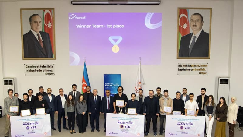 Azercell "CyberCell Hackathon" müsabiqəsinin qaliblərini elan etdi