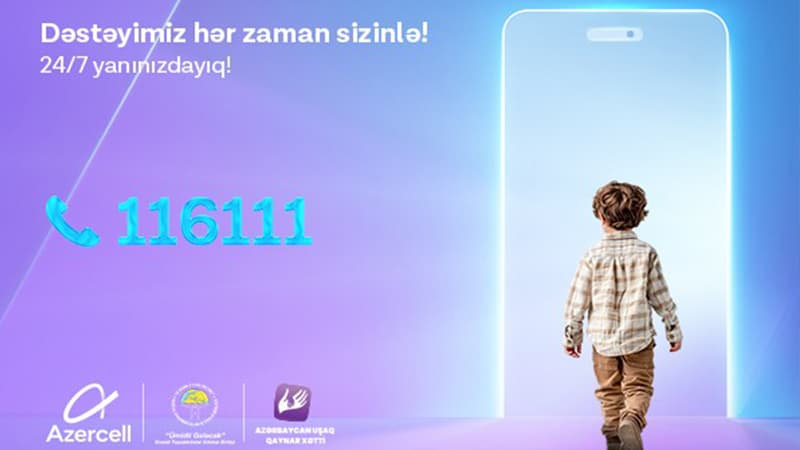 "Azercell"in dəstəyi ilə fəaliyyət göstərən "Azərbaycan Uşaq Qaynar Xətti"nə müraciət sayı açıqlandı
