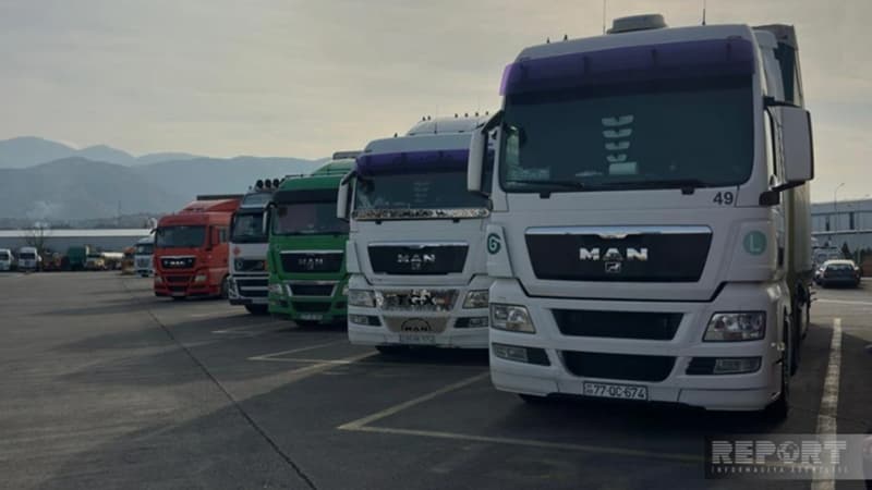 Gürcüstan 20 gündür Azərbaycan "TIR"larını gömrükdən buraxmır (FOTO)