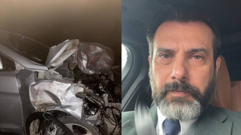 Azərbaycanlı aktyor Qazaxıstanda qəzaya düşdü (FOTO)