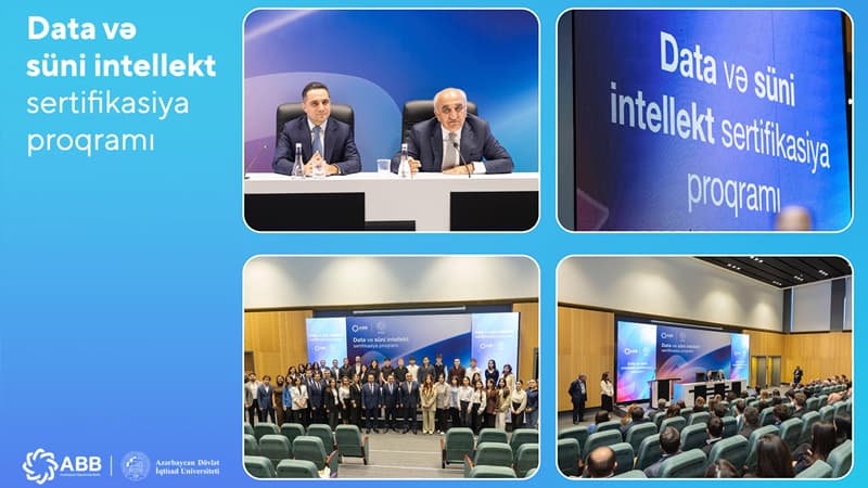 ABB UNEC-lə birgə "Data və süni intellekt sertifikasiya proqramı"nı təqdim etdi
