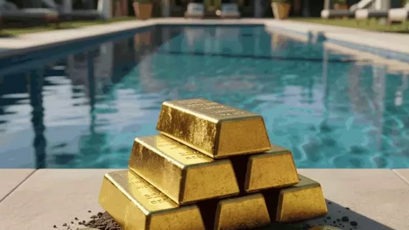 Hovuz tikmək istədi, sərvət tapdı: Bağçasından 800 min dollarlıq qızıl çıxdı