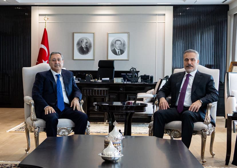 Hakan Fidan Xələf Xələfovla görüşdü (FOTO)