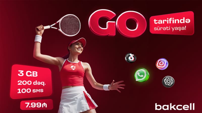 Bakcell bonuslarla zəngin yeni "GO" tariflərini təqdim edir