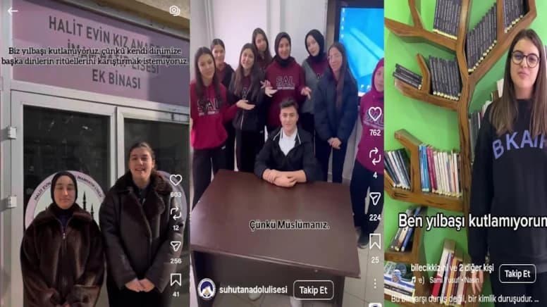 Türkiyədə "Yeni il"ə qarşı kampaniya etiraz doğurdu: “Məktəblər xalqındır, təriqətlərin deyil”
