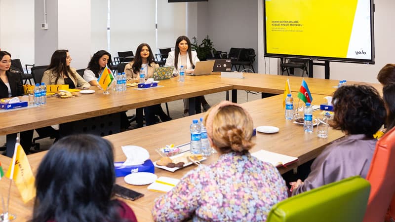 Yelo Bank-da qadın sahibkarlar üçün “Tea Talk” görüşü keçirildi