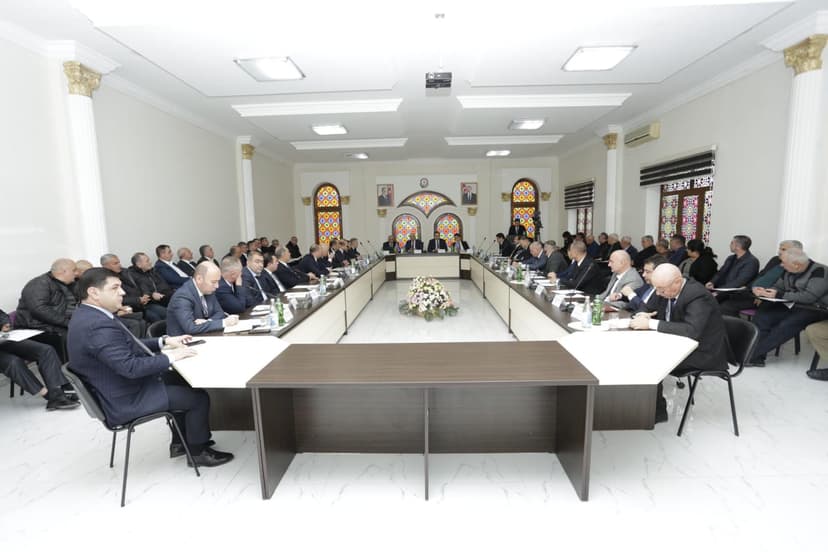 Sudan səmərəli istifadənin təkmil üsullarımın tətbiqi mövsusunda geniş tərkibli iclas keçirildi (FOTO)