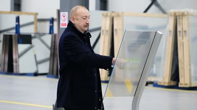 Prezident Sumqayıt Sənaye Parkında açılışlar etdi (YENİLƏNİB)