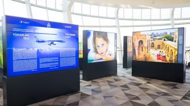 "Yüksələn işıq": REZA-nın fotosərgisi Heydər Əliyev Beynəlxalq Aeroportunda təqdim olunur (FOTO)
