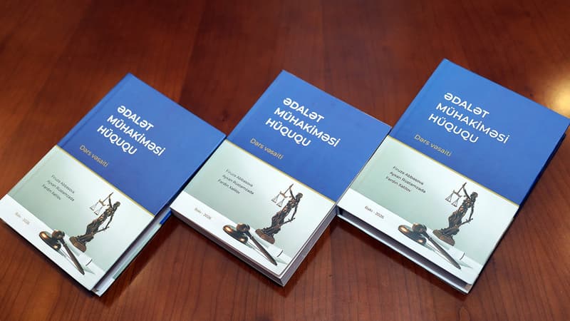 "Ədalət mühakiməsi hüququ" adlı dərs vəsaiti çap olundu