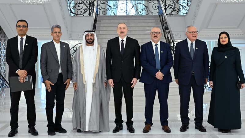 Prezident Ərəb Parlamentinin prezidentini qəbul etdi (FOTO)