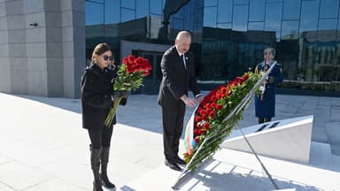 Prezident və birinci xanım Xocalı Soyqırımı Memorialının açılışında iştirak etdi (YENİLƏNİB)