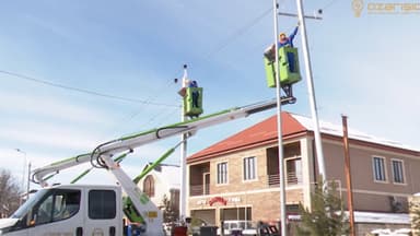 "Azərişıq" Şahdağ istiqamətində xətləri yeniləyir (VİDEO)