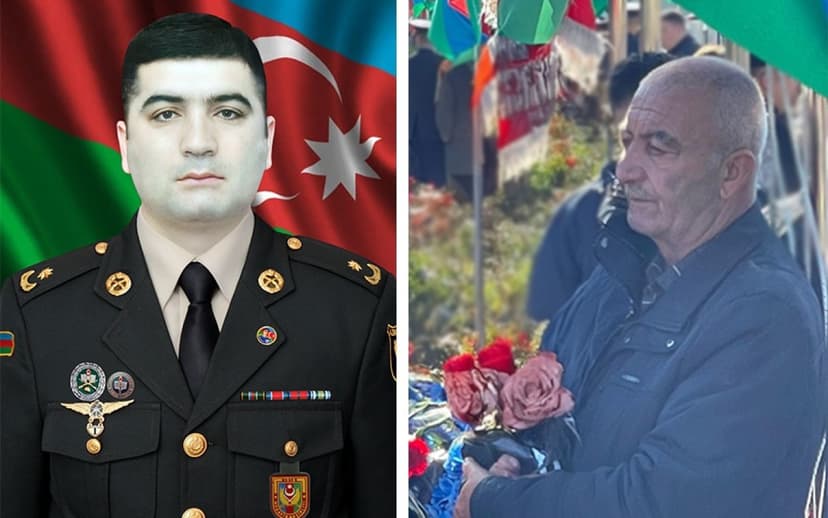 Şəhid mayor Asiman Əliyevin atası vəfat etdi