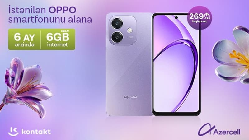 Azercell-dən xüsusi "OPPO" kampaniyası