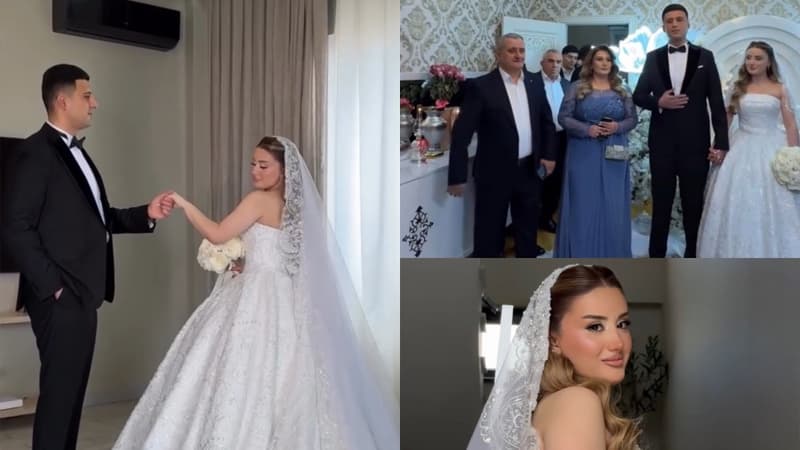 Ehtiram Hüseynovun qızının toyu oldu (VİDEO)