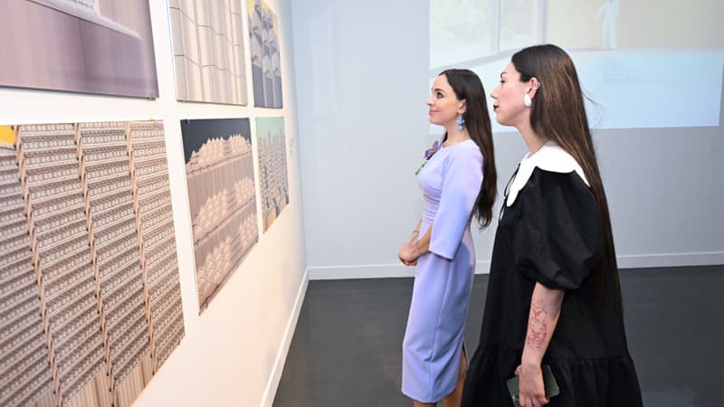 Leyla Əliyeva sərgidə iştirak etdi (FOTO)