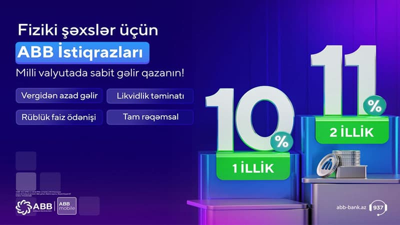 ABB-dən fiziki şəxslər üçün yeni məhsul - ABB istiqrazları