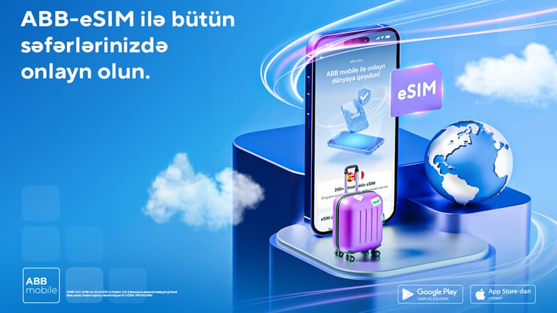 ABB-eSİM xidməti istifadəyə verildi!