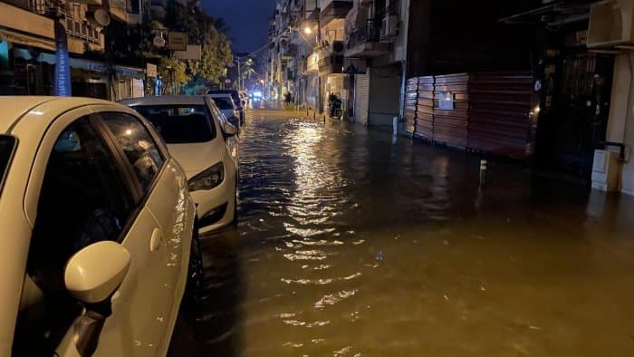 Bir həftə əvvəl prezident gəldi, bu gün su basdı - FOTOLAR