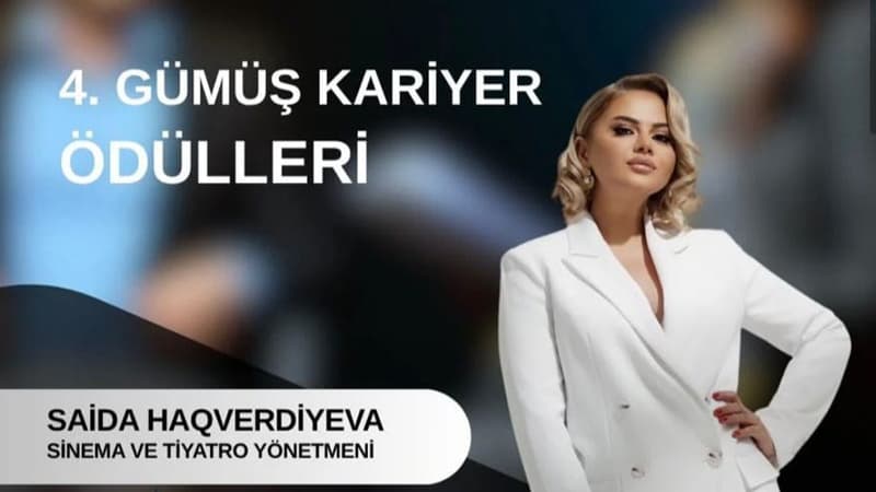 Səidə Haqverdiyeva "Gümüş Karyera Ödülləri"nə layiq görüldü