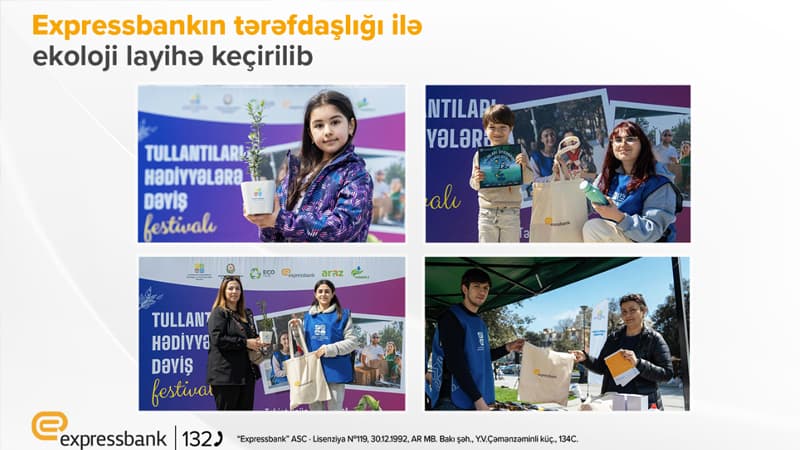 Expressbank növbəti ekoloji layihəyə tərəfdaşlıq edib