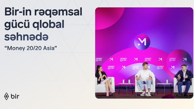 Bir Azərbaycanın rəqəmsal transformasiya təcrübəsini "Money20/20 Asia 2026" qlobal səhnəsinə daşıdı