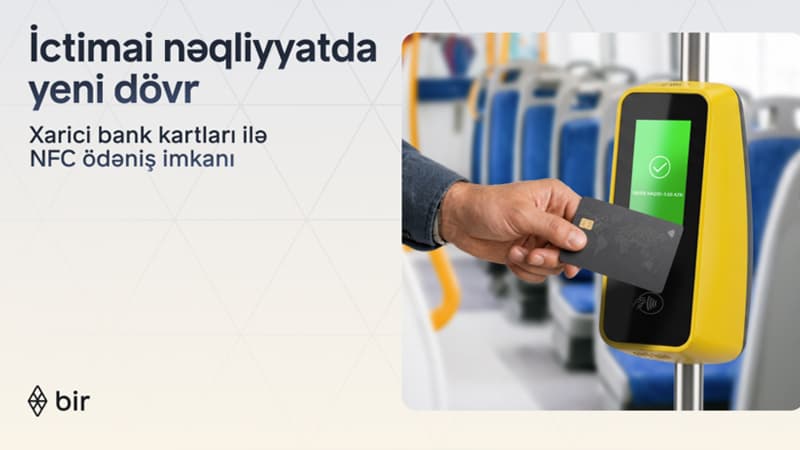Bir ekosistemi ictimai nəqliyyatda xarici kartlar üçün NFC ödənişlərini aktivləşdirdi