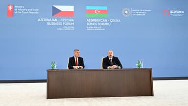 İlham Əliyev və Andrey Babiş mətbuata bəyanatlarla çıxış etdi (YENİLƏNİB)