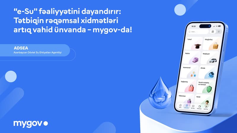 ADSEA-nın rəqəmsal xidmətləri "mygov" platformasına inteqrasiya edilir