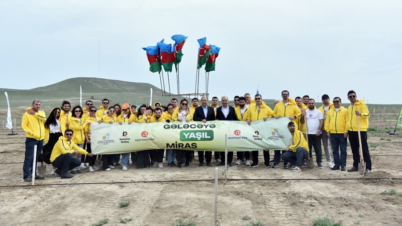 "Gələcəyə yaşıl miras" devizi ilə 40 min ağac əkilib (FOTO/VİDEO)