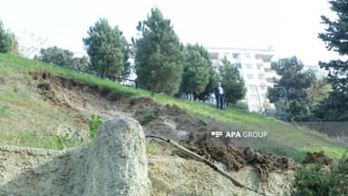 Ağsu aşırımında torpaq sürüşməsi yenidən aktivləşdi