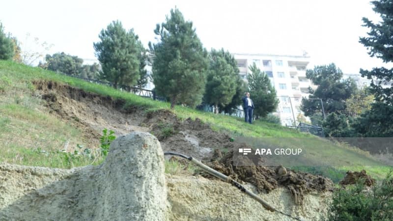 Ağsu aşırımında torpaq sürüşməsi yenidən aktivləşdi