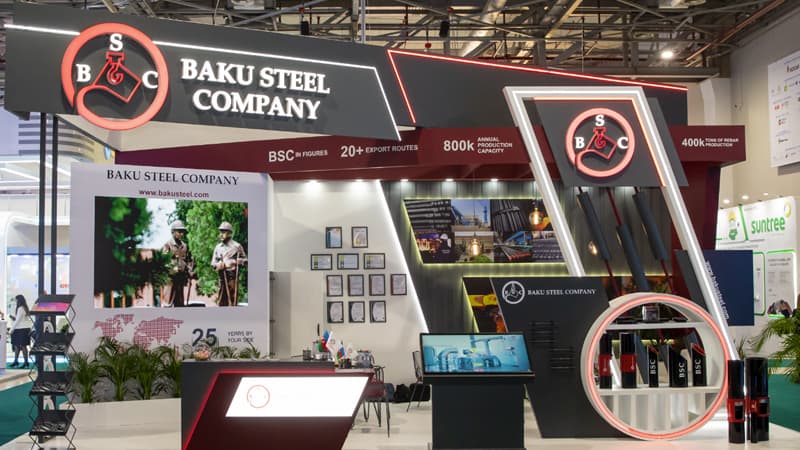 Baku Steel Company Caspian Oil & Gas 2026 sərgisində