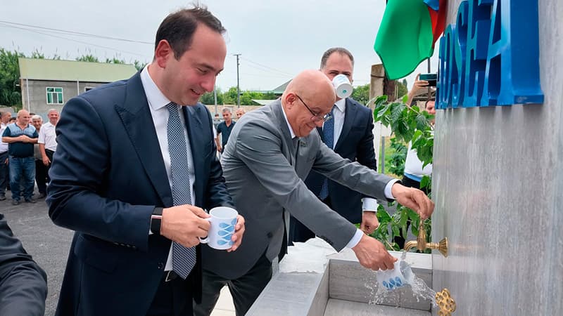 ADSEA daha bir kəndi içməli su ilə təmin edib (FOTO)