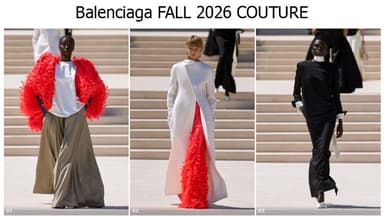 "Balenciaga"nın 2026-cı il payız-qış lüks moda kolleksiyasında yeni bədii yanaşma (FOTO)
