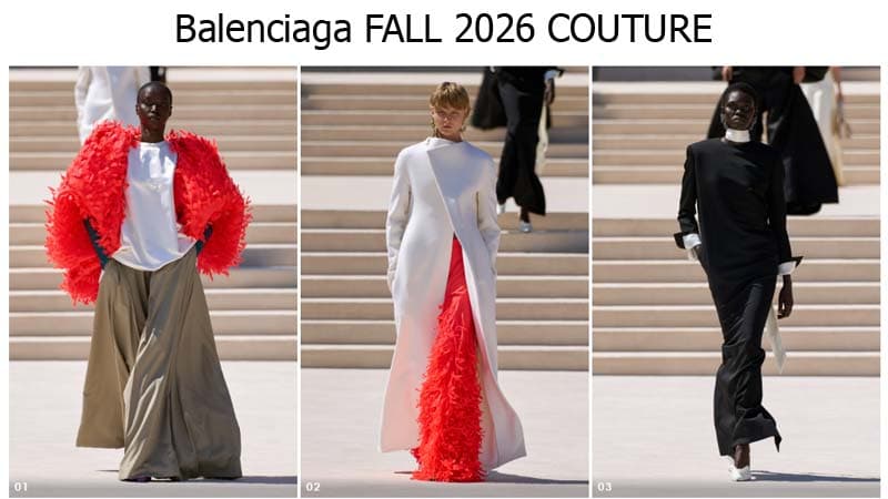 "Balenciaga"nın 2026-cı il payız-qış lüks moda kolleksiyasında yeni bədii yanaşma (FOTO)